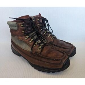 Chippewa  Boots Men's Sz 10.5 M Brown Leather Lace Up Work  Waterproof 24702